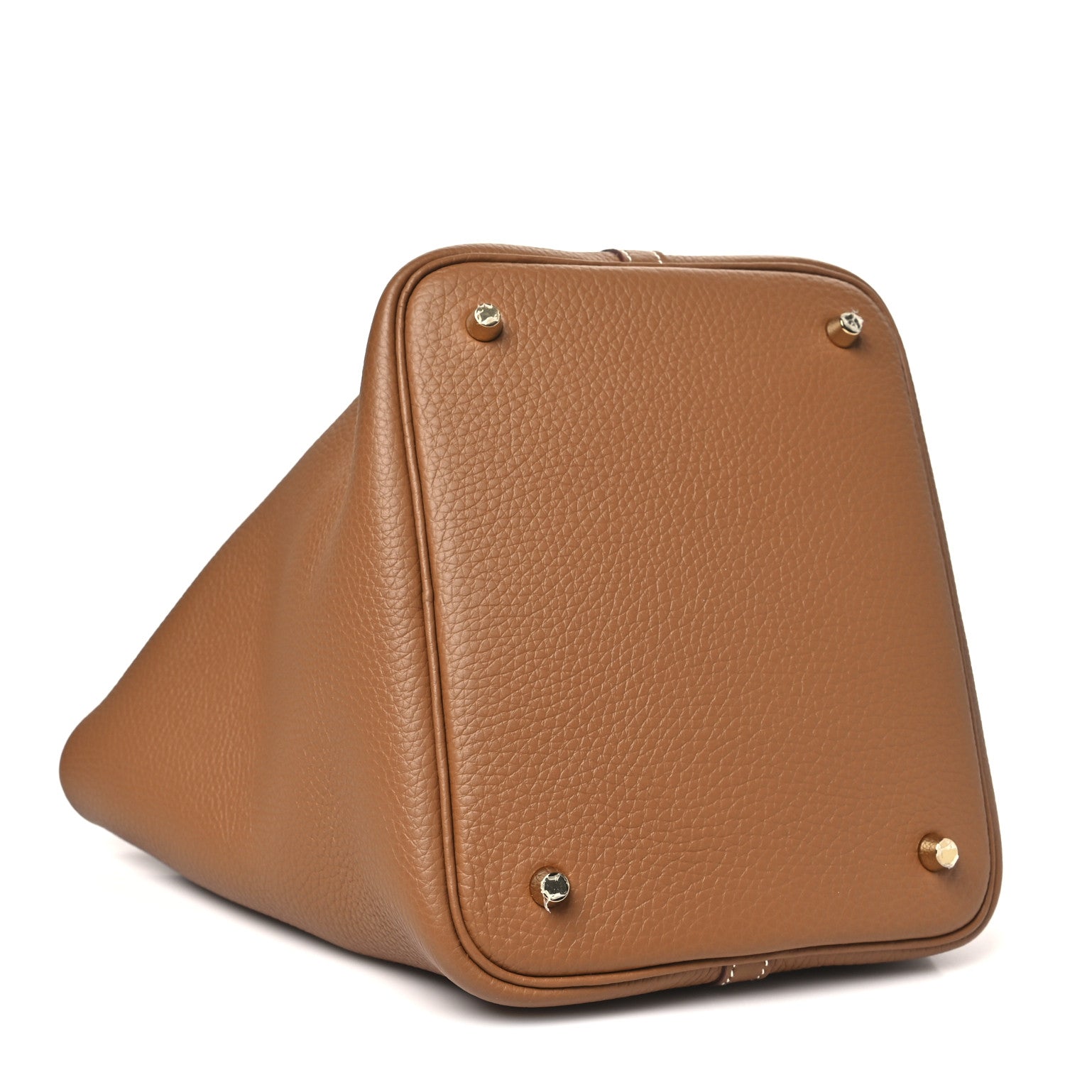 Hermes Taurillon Clemence Picotin Lock 22 MM Gold 4 of 10