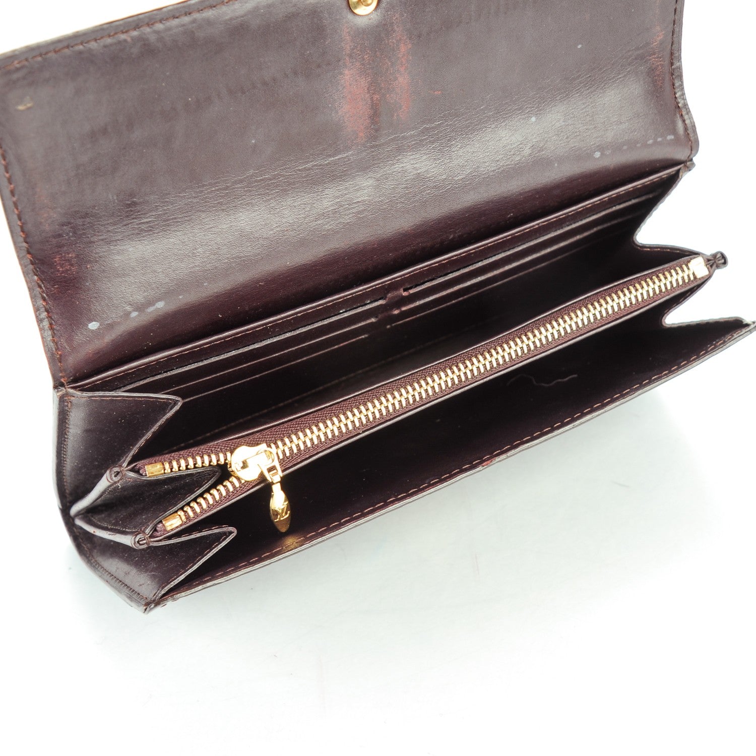 Louis Vuitton Vernis Sarah Wallet Amarante 5 of 9