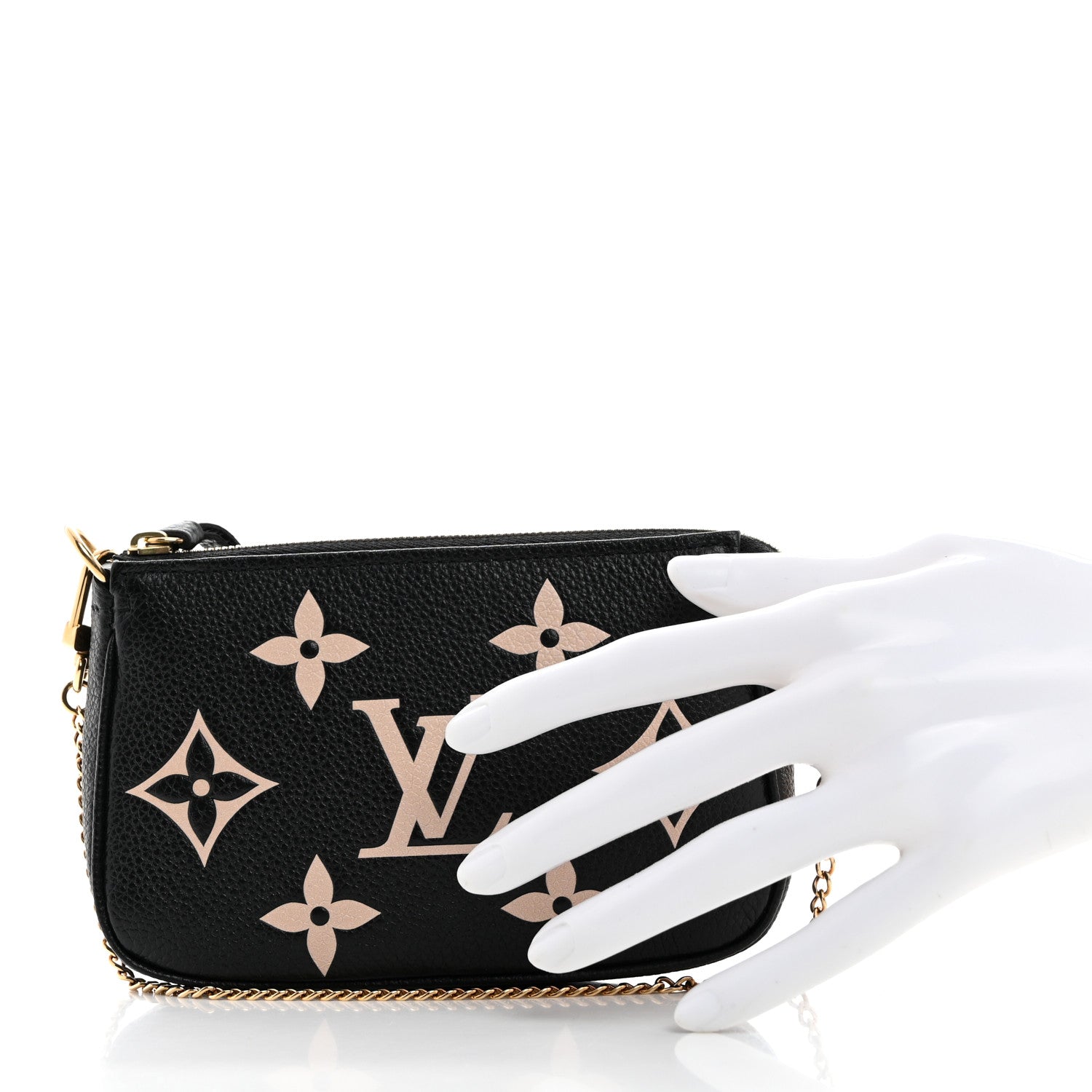 Louis Vuitton Empreinte Monogram Giant Mini Pochette Accessories Black 2 of 7