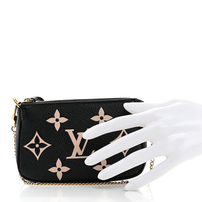 Louis Vuitton Empreinte Monogram Giant Mini Pochette Accessories Black 2 of 7
