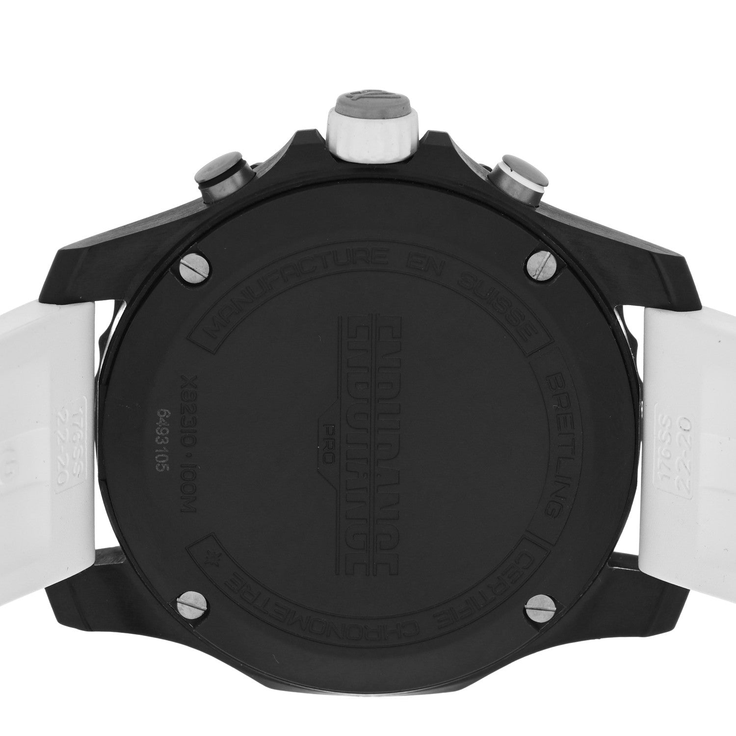 Breitling Breitlight Rubber 44mm Endurance Pro Chronograph Quartz Watch Black X82310 4 of 5