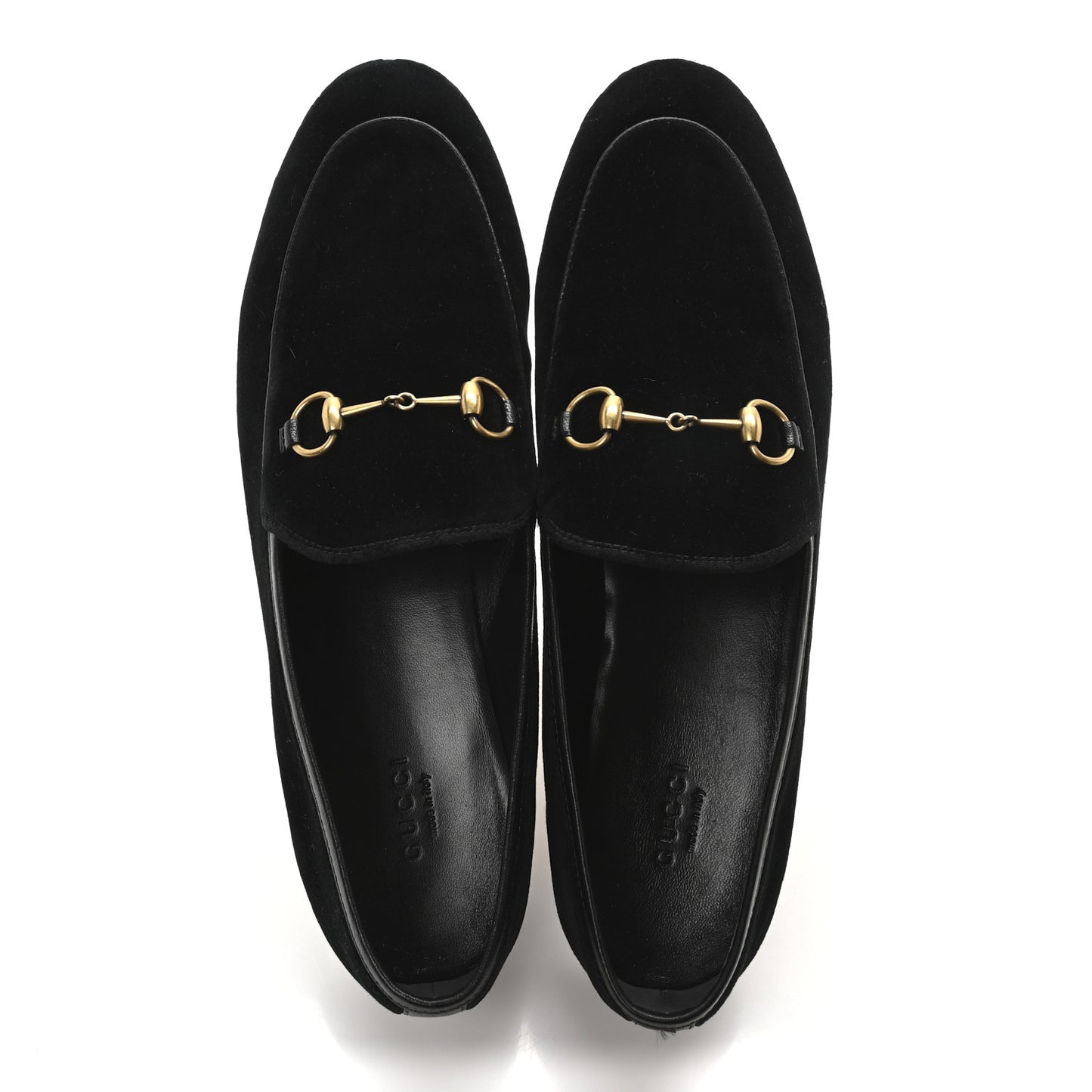 Velvet Horsebit Womens Jordaan Loafers 41 Black