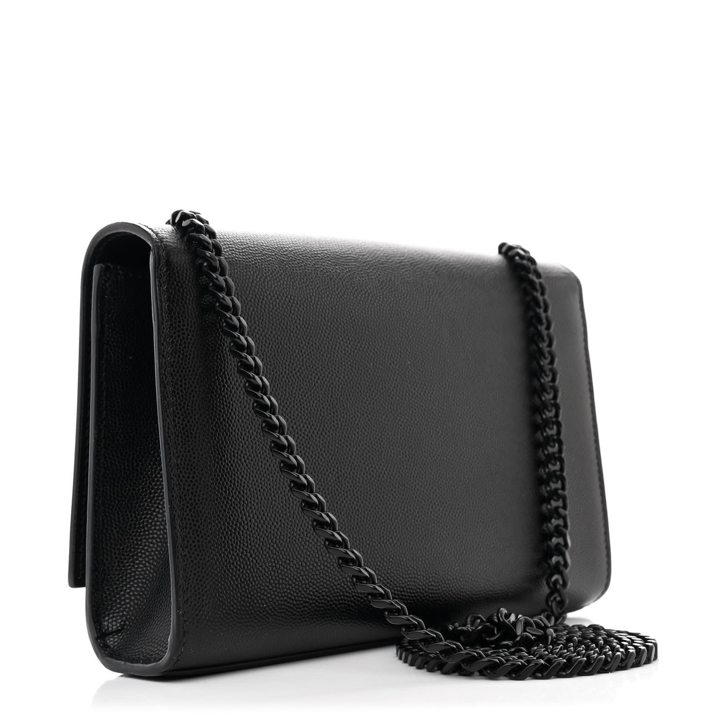 Grain De Poudre Small Monogram Monochrome Kate Satchel Black