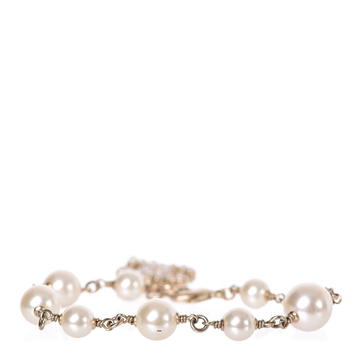 Chanel Pearl CC Bracelet Gold 3 of 6