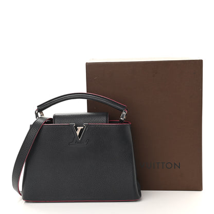 Louis Vuitton Taurillon Capucines PM Black 12 of 12