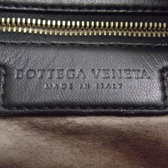 Woven Leather Doctor Bag Nero