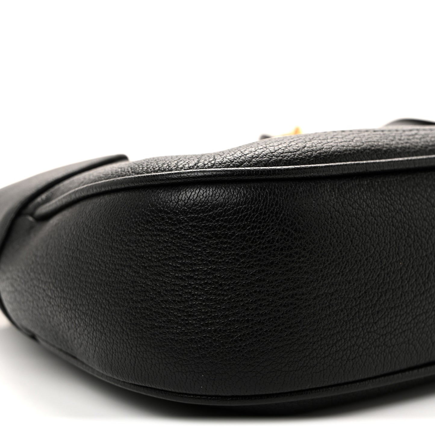 Goatskin Small Aphrodite Shoulder Bag Black