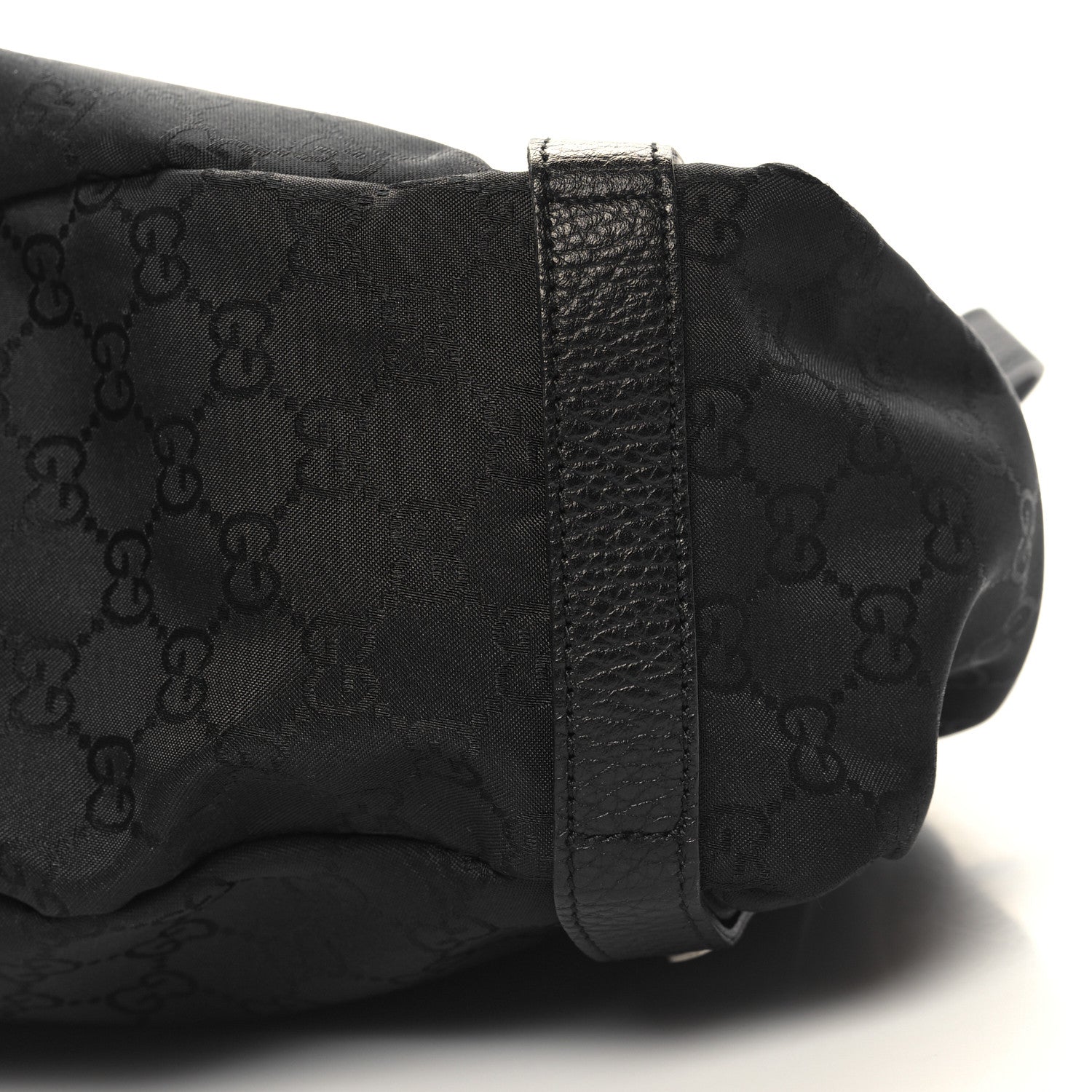 Gucci Nylon Monogram Medium Abbey Shoulder Bag Black 10 of 10