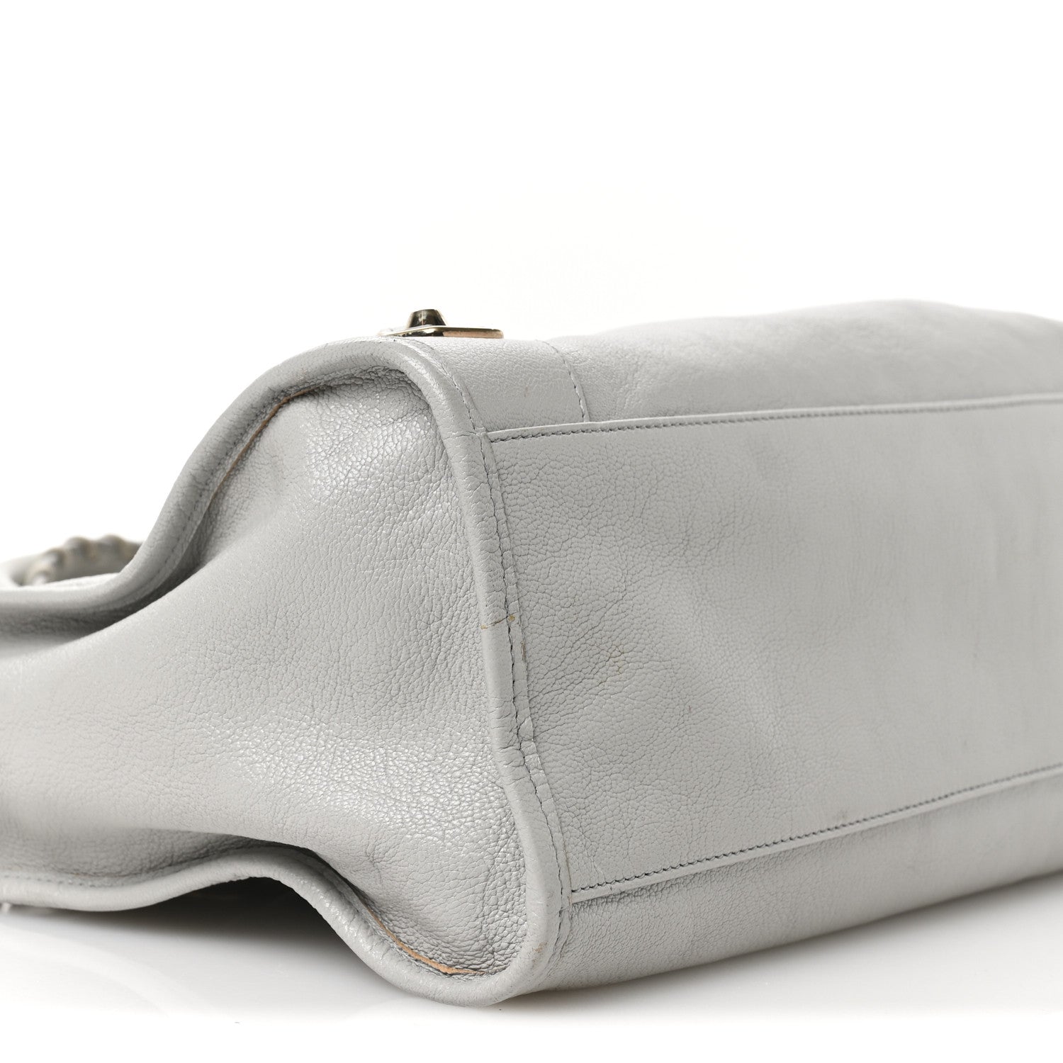Balenciaga Chevre Gold Metallic Edge Hardware City Gris Glace 10 of 12