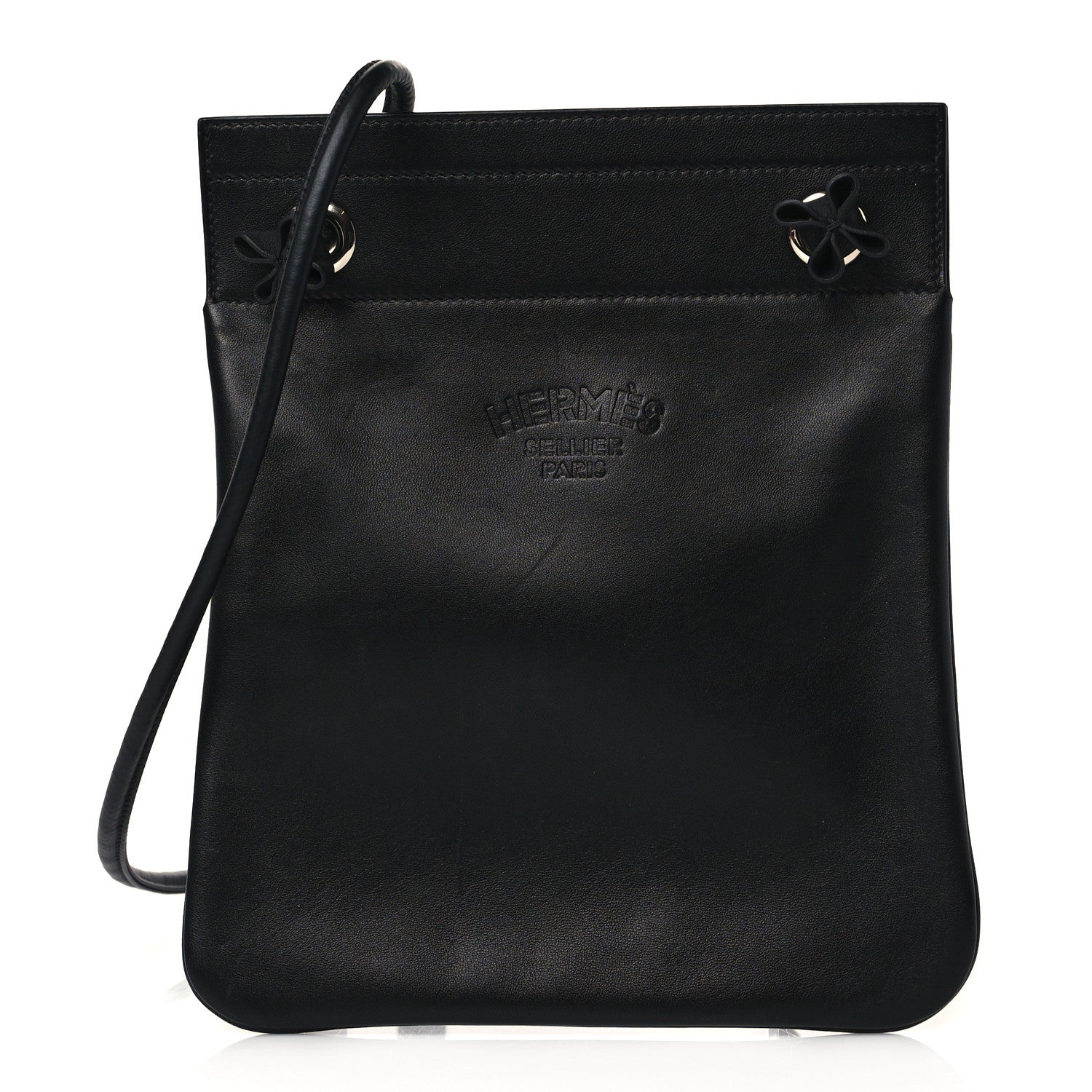Hermes Milo Lambskin Swift Mini Aline Black 1 of 11