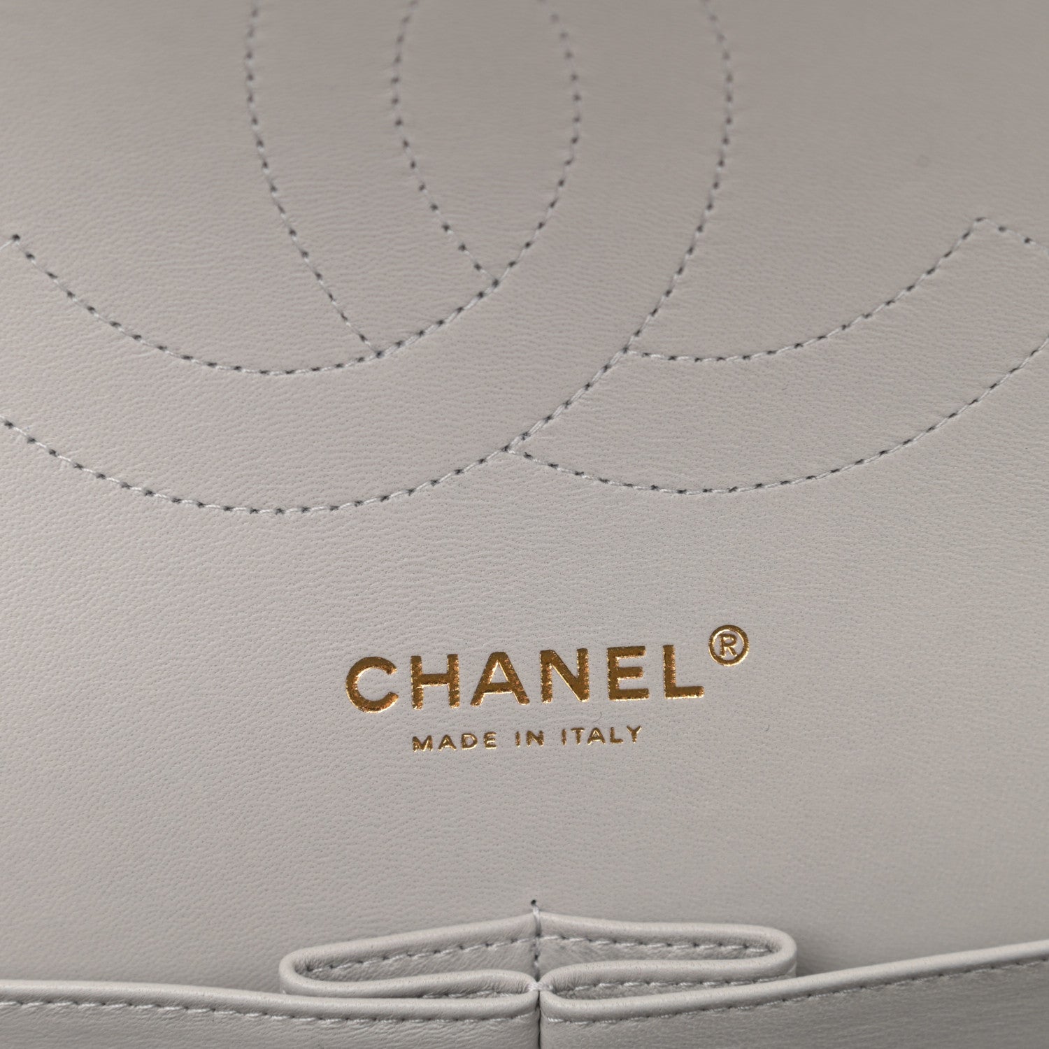 Chanel Caviar Quilted Jumbo Double Flap Light Grey 5 of 8
