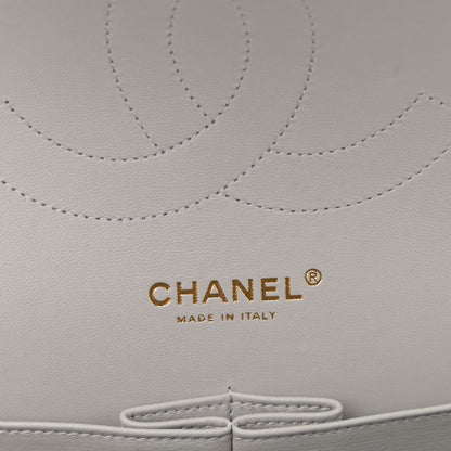 Chanel Caviar Quilted Jumbo Double Flap Light Grey 5 of 8