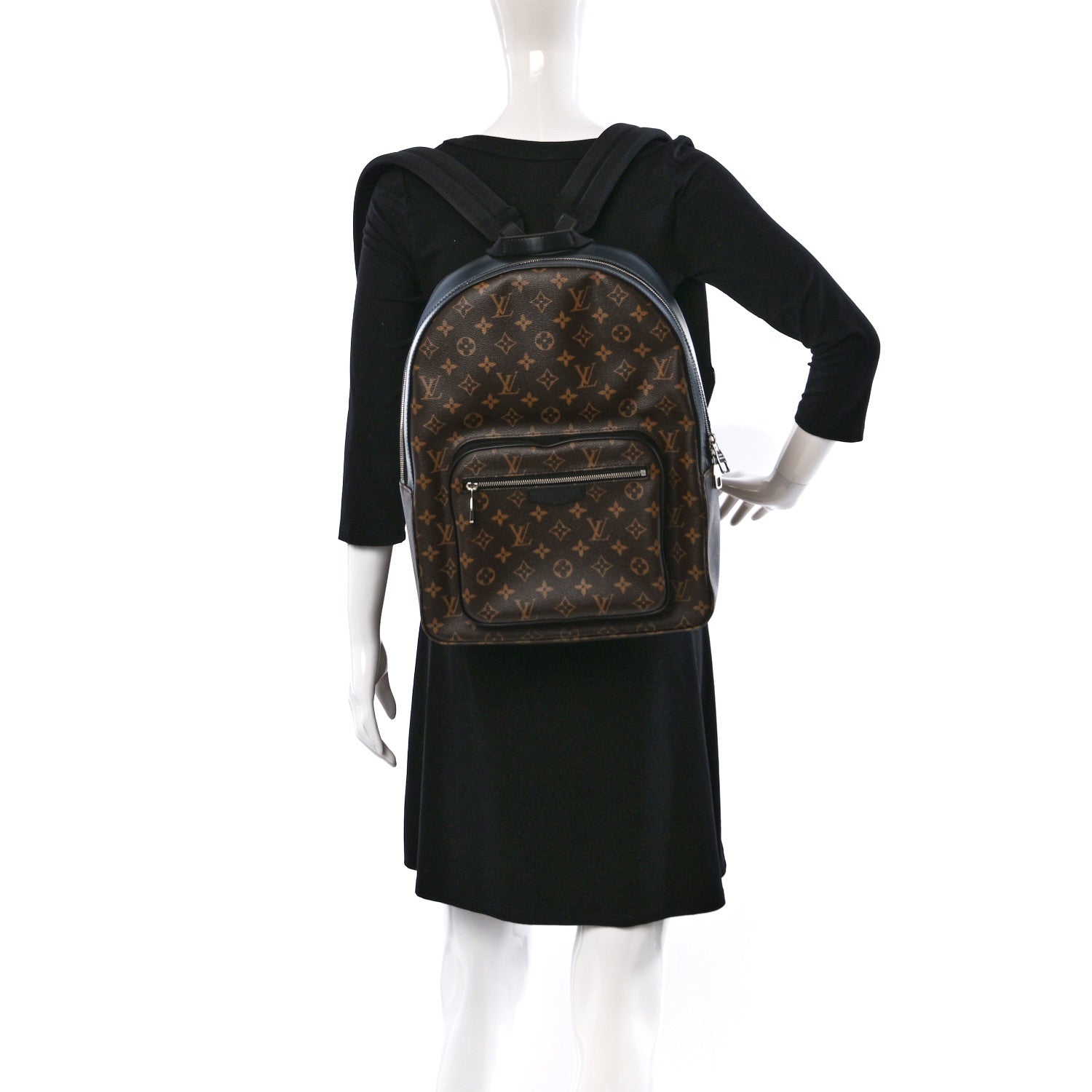 Louis Vuitton Monogram Macassar Josh Backpack 2 of 8