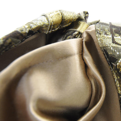 Louis Vuitton Monogram Brocade Thalie Clutch Gold 8 of 8