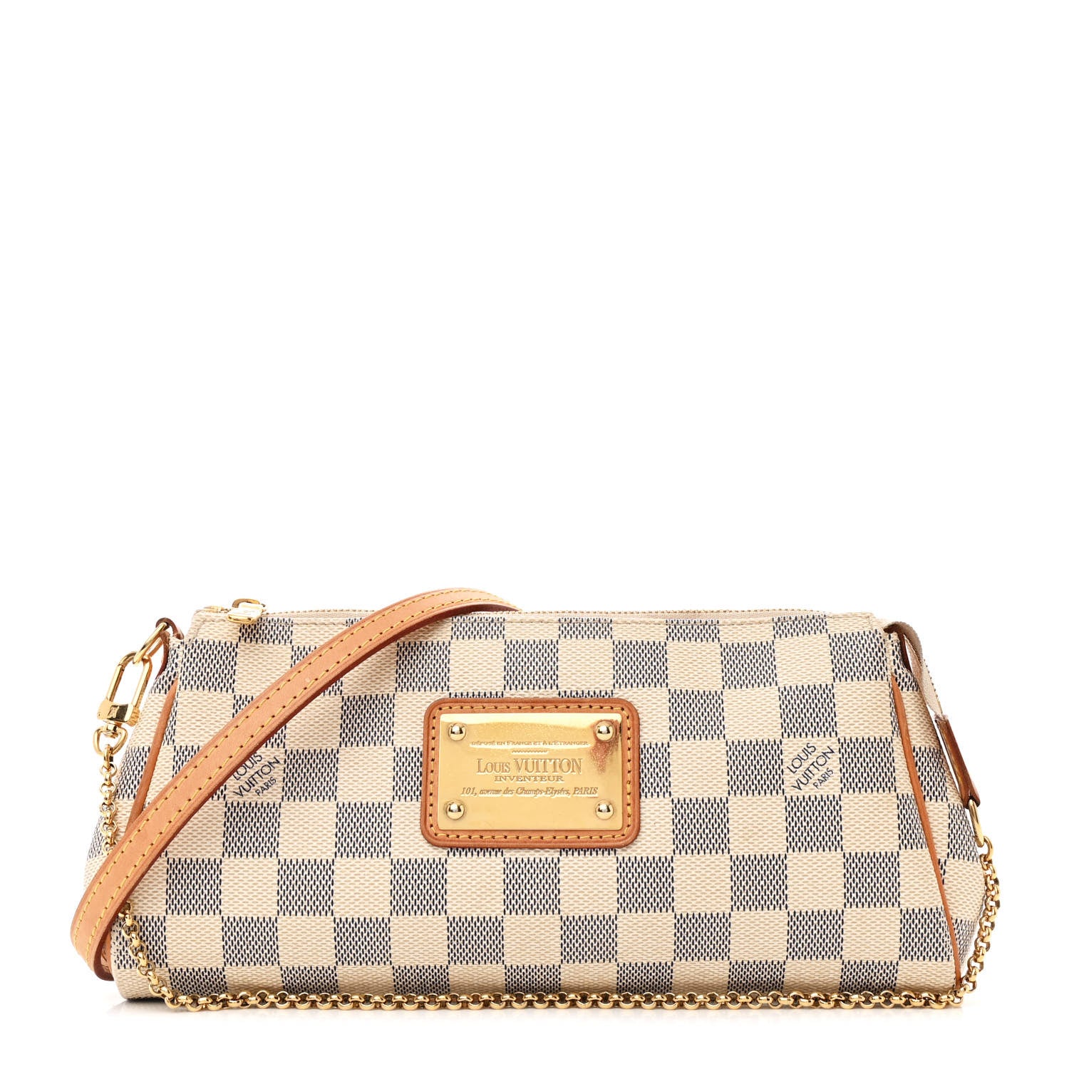 Louis Vuitton Damier Azur Eva Clutch 1 of 18
