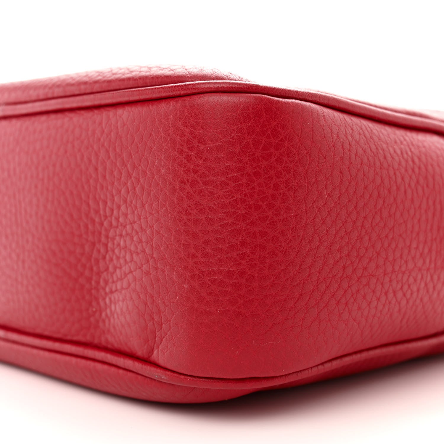 Gucci Pebbled Calfskin Small Soho Disco Bag Tabasco Red 10 of 11