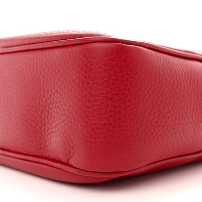 Gucci Pebbled Calfskin Small Soho Disco Bag Tabasco Red 10 of 11
