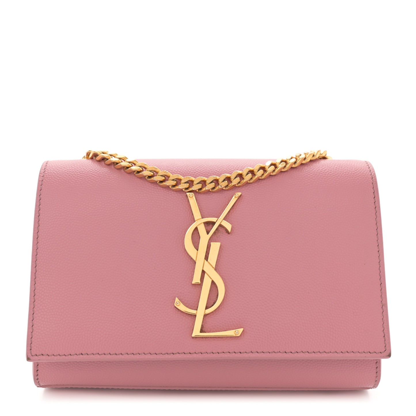 Grain De Poudre Small Monogram Kate Satchel Dark Rose