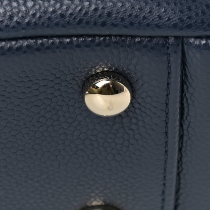 Chanel Caviar Quilted Medium Business Affinity Flap Navy 11 of 14