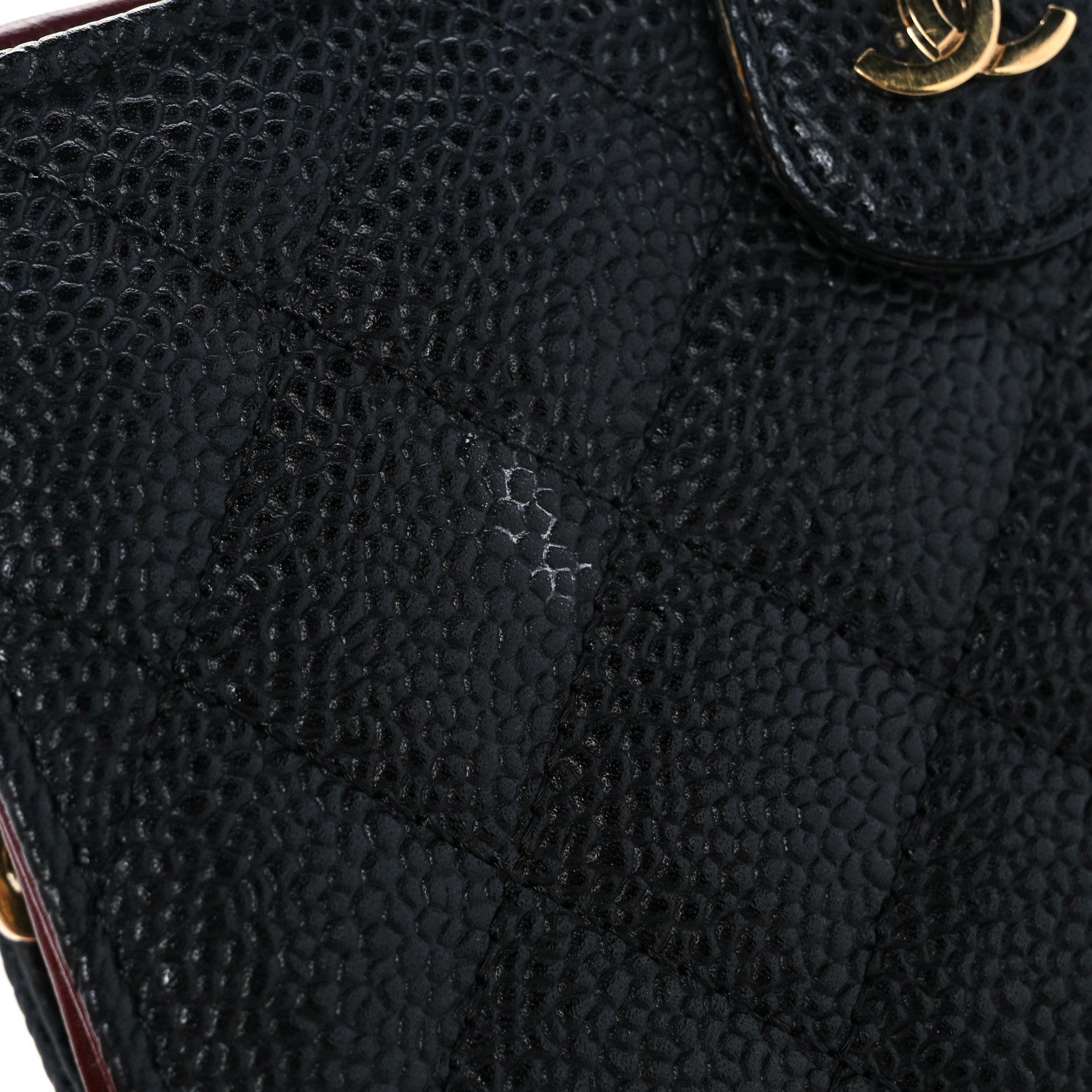 Chanel Caviar Quilted CC French Wallet Black 9 of 12