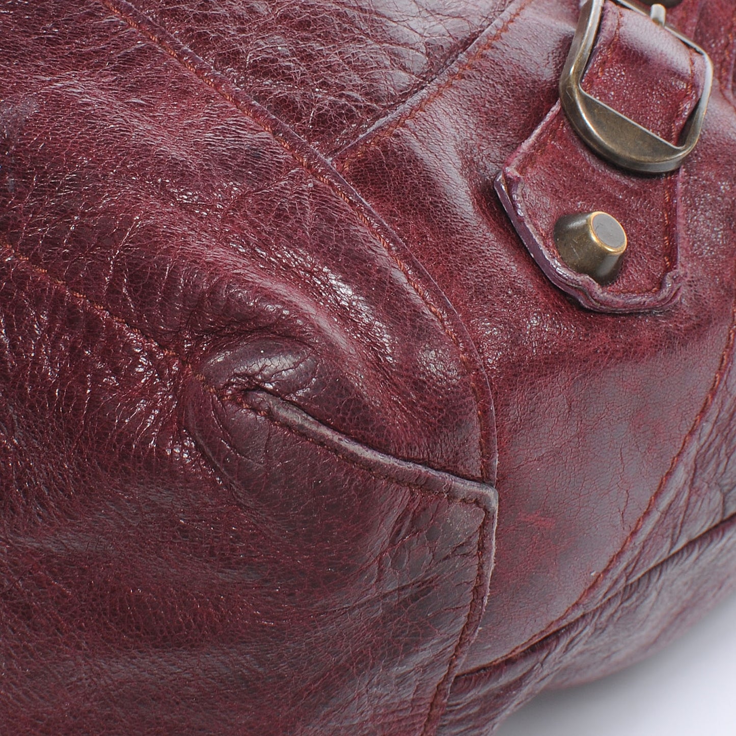 Agneau Day Hobo Bordeaux