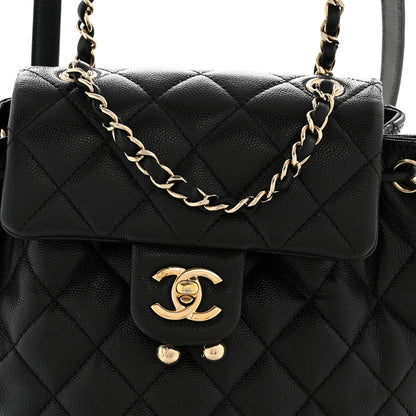 Chanel Caviar Quilted Mini Urban Spirit Backpack Black 8 of 13