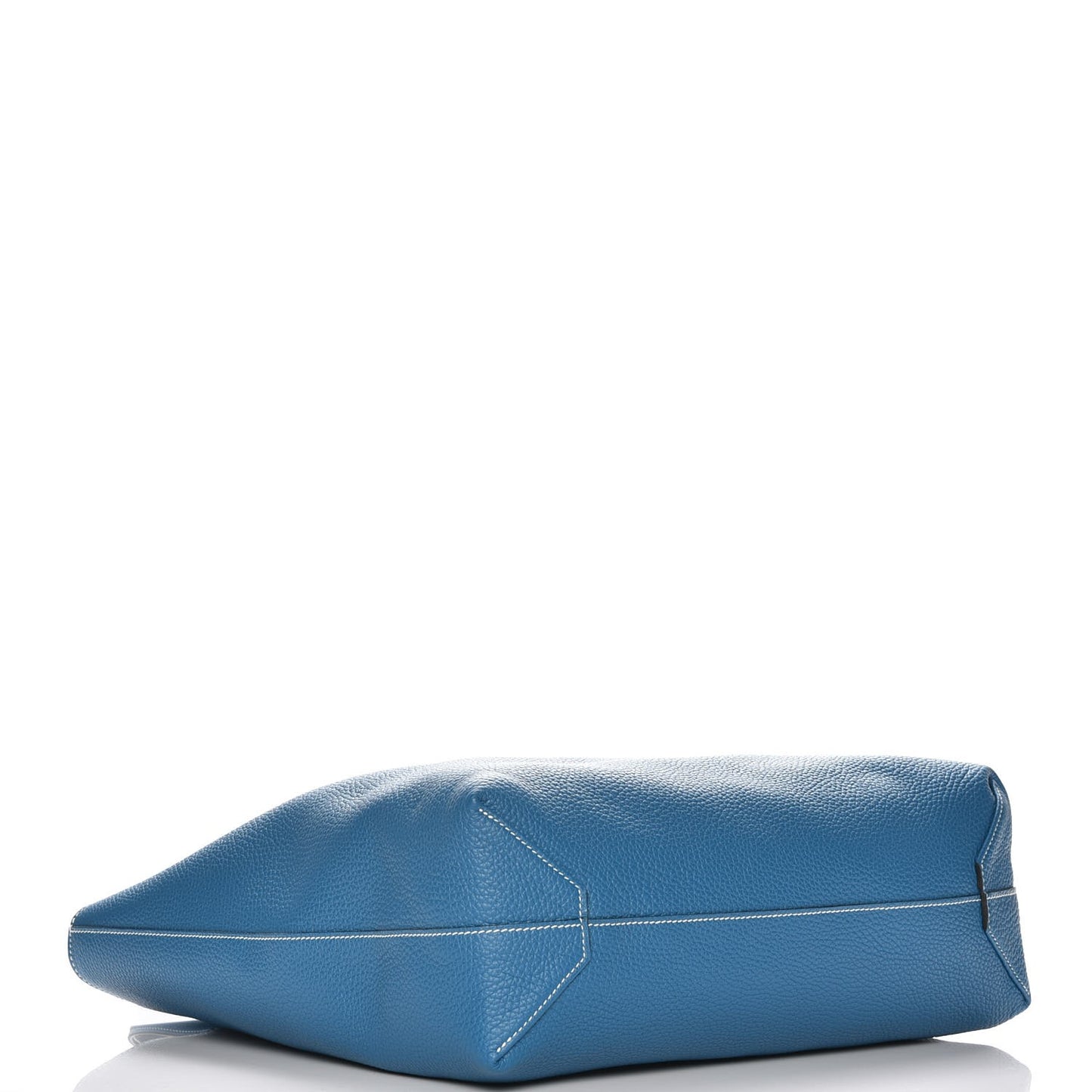 Taurillon Clemence Double Sens 45 Reversible Tote Bleu Electrique Graphite