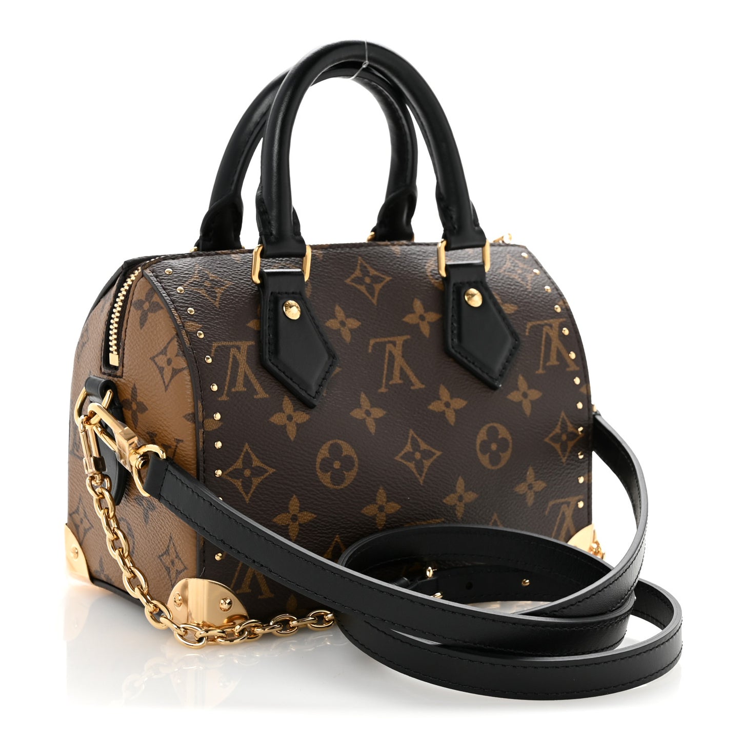 Reverse Monogram Speedy Trunk 20