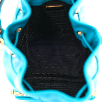 Prada Light Calf Mini Bucket Crossbody Bag Voyage 5 of 11