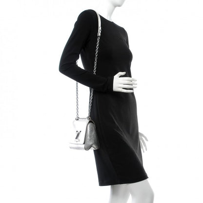 Louis Vuitton Epi Twist Shoulder Bag PM Argent 2 of 13