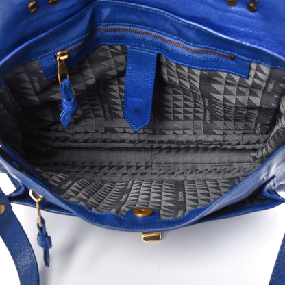 Proenza Schouler Lambskin Medium PS1 Satchel Royal Blue 7 of 22