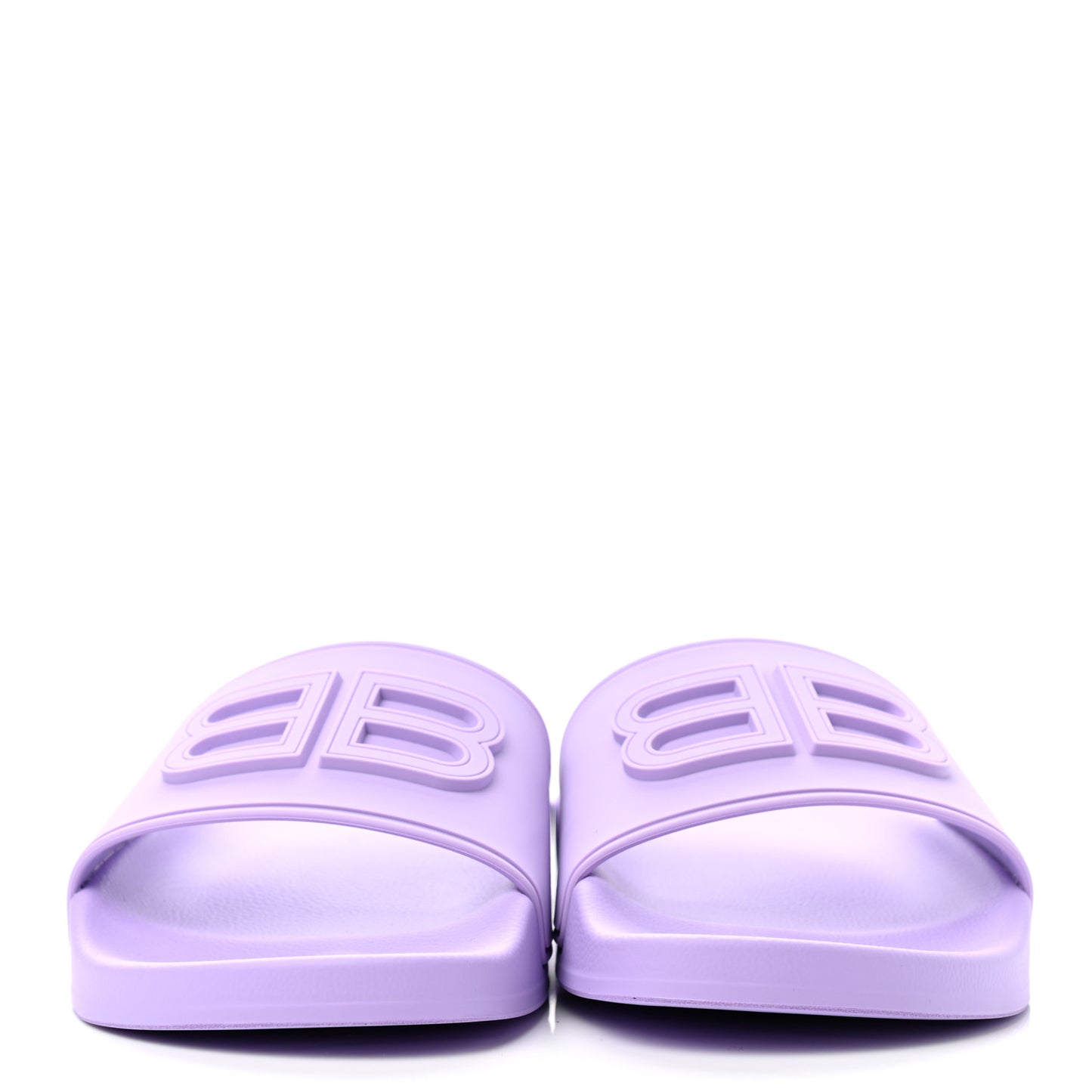 Rubber Womens BB Pool Slide Sandals 38 Lilac