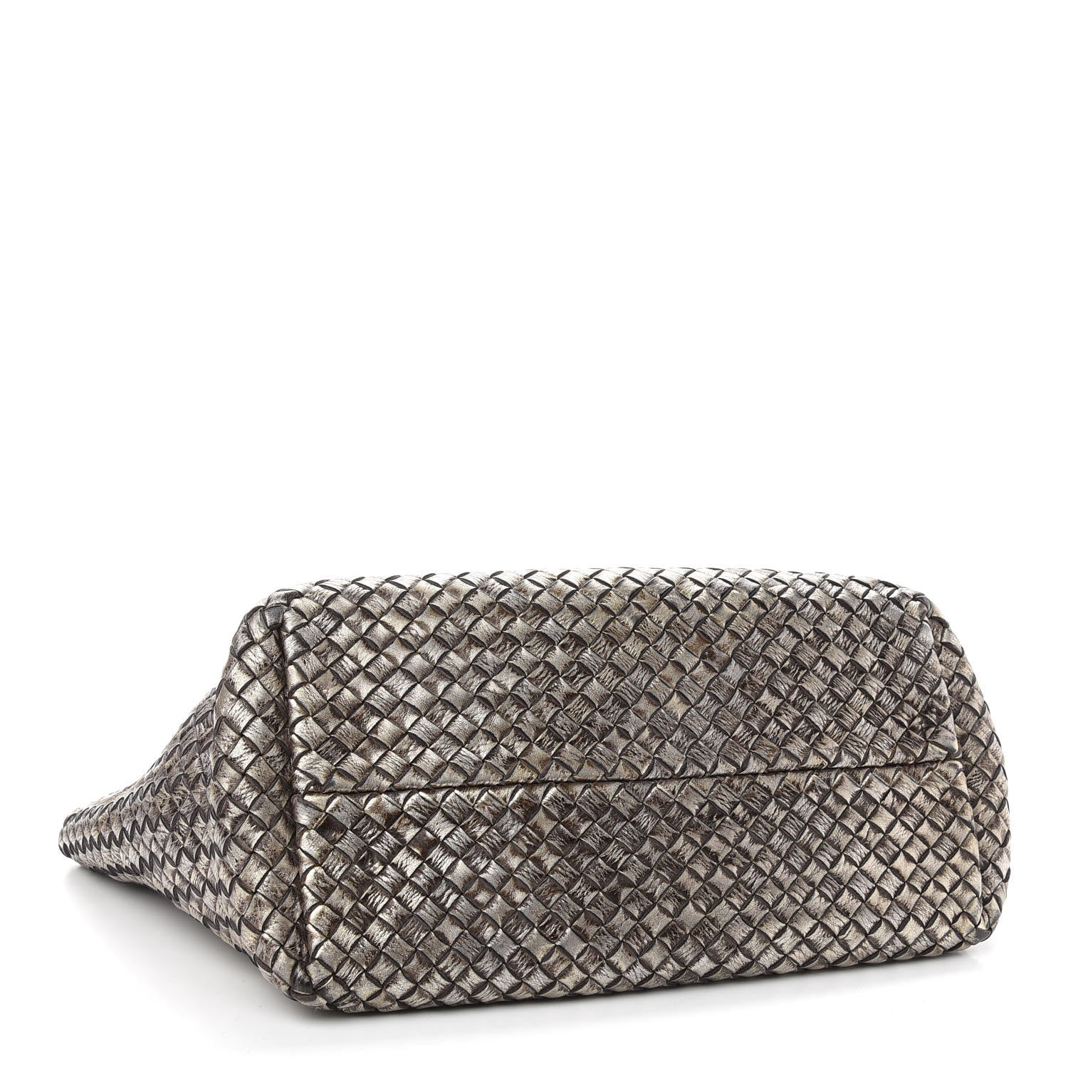 Bottega Veneta Intrecciato Mini Cabat Platino Ossidato 5 of 12