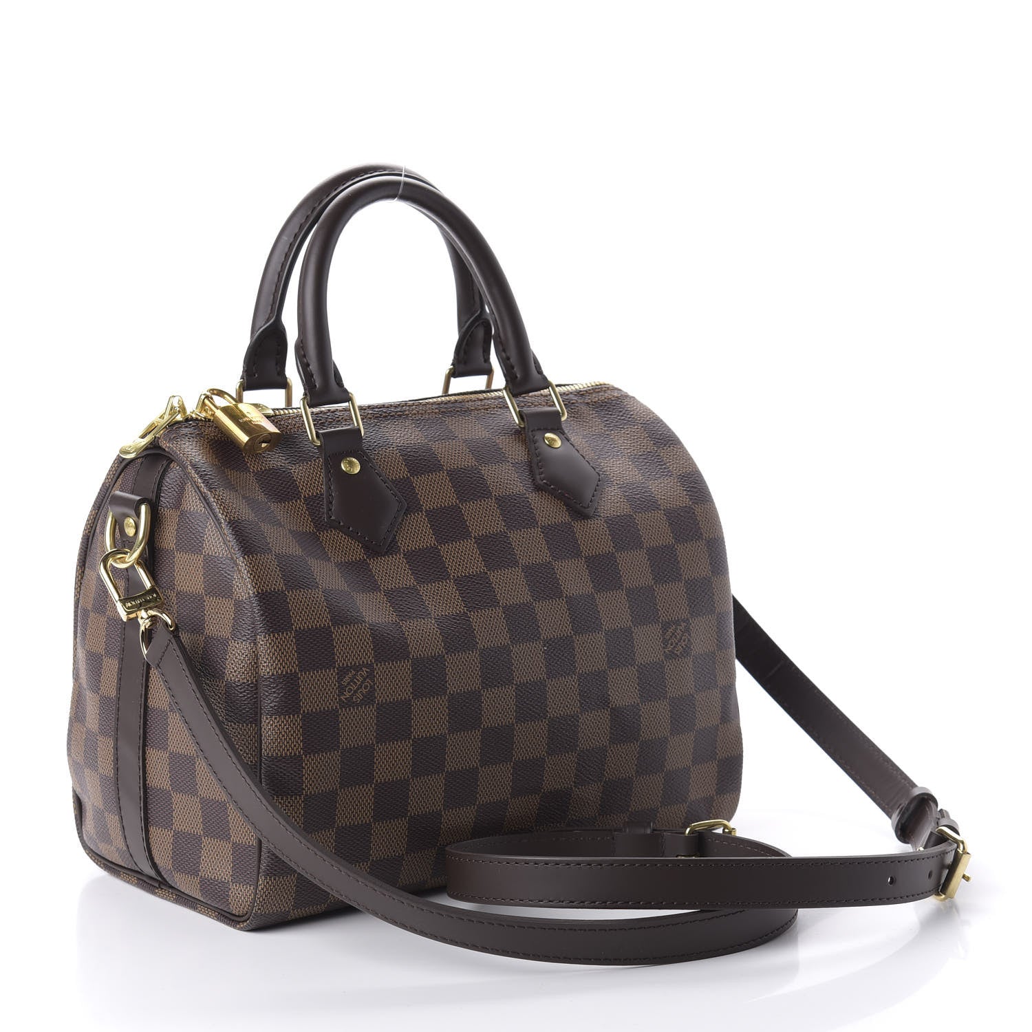 Louis Vuitton Damier Ebene Speedy Bandouliere 25 3 of 10