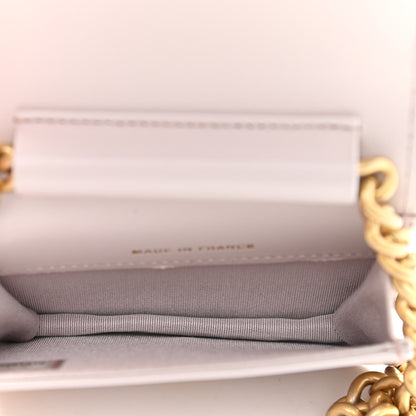 Chanel Caviar Chevron Boy Flap Waist Belt Bag Light Purple 4 of 11