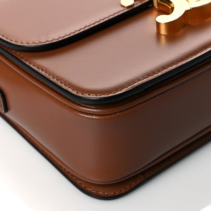 Celine Shiny Calfskin Teen Triomphe Tan 8 of 9
