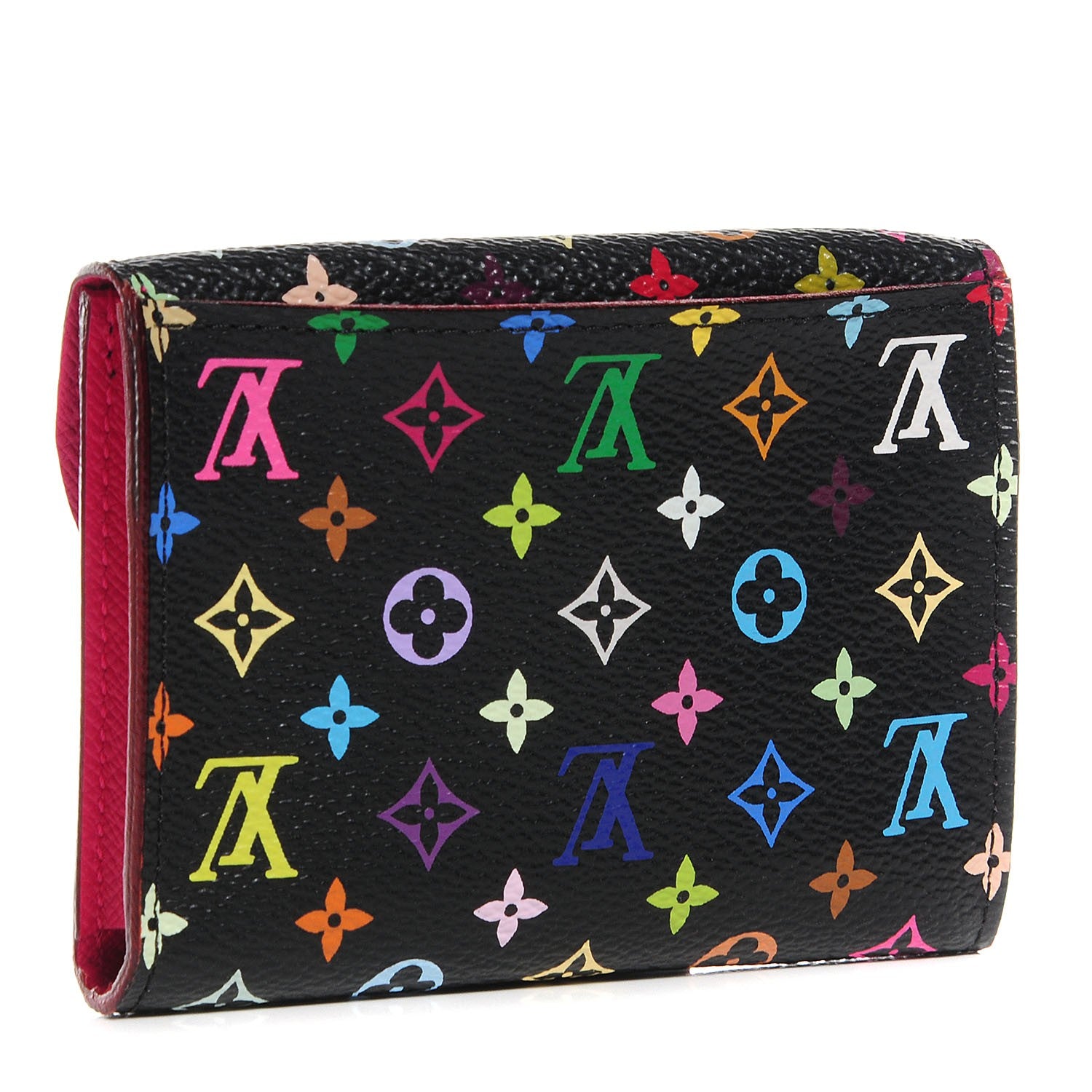 Louis Vuitton Monogram Multicolor Business Card Holder Black Grenade 3 of 8