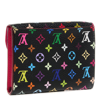 Louis Vuitton Monogram Multicolor Business Card Holder Black Grenade 3 of 8