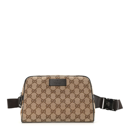Gucci Monogram Belt Bag Dark Brown 1 of 10