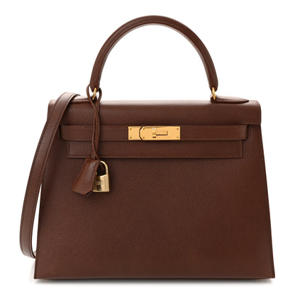 Hermes Courchevel Kelly Sellier 28 Noisette 1 of 10