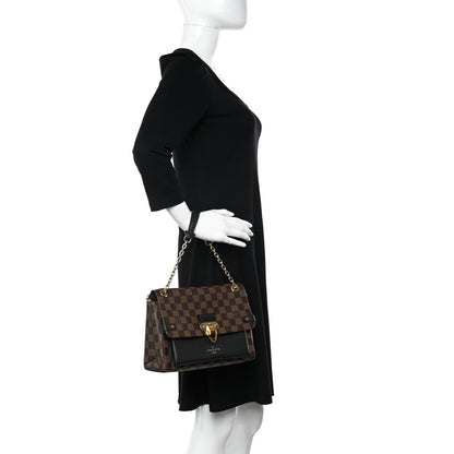 Louis Vuitton Damier Ebene Vavin PM Black 2 of 9
