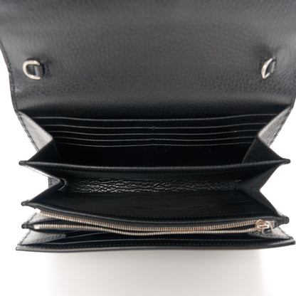 Gucci Calfskin Mini Dionysus Chain Wallet Black 5 of 10