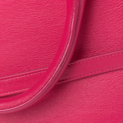 Saint Laurent Calfskin Small Monogram Cabas Fuchsia 12 of 16