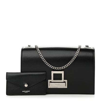 Saint Laurent Calfskin Metropolis Chain Shoulder Bag Black 3 of 9