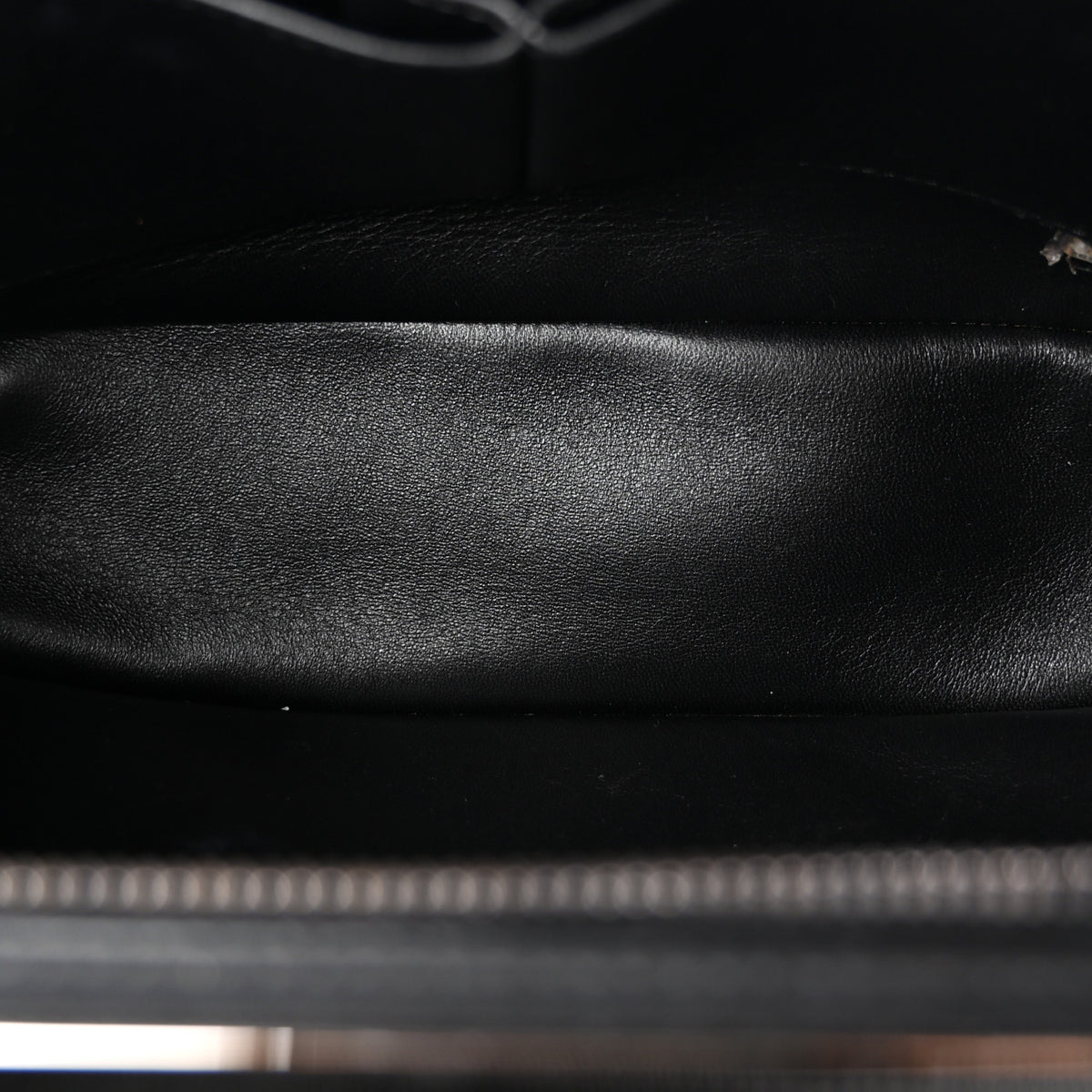 Calfskin Small Trendy CC Bowling Bag Black