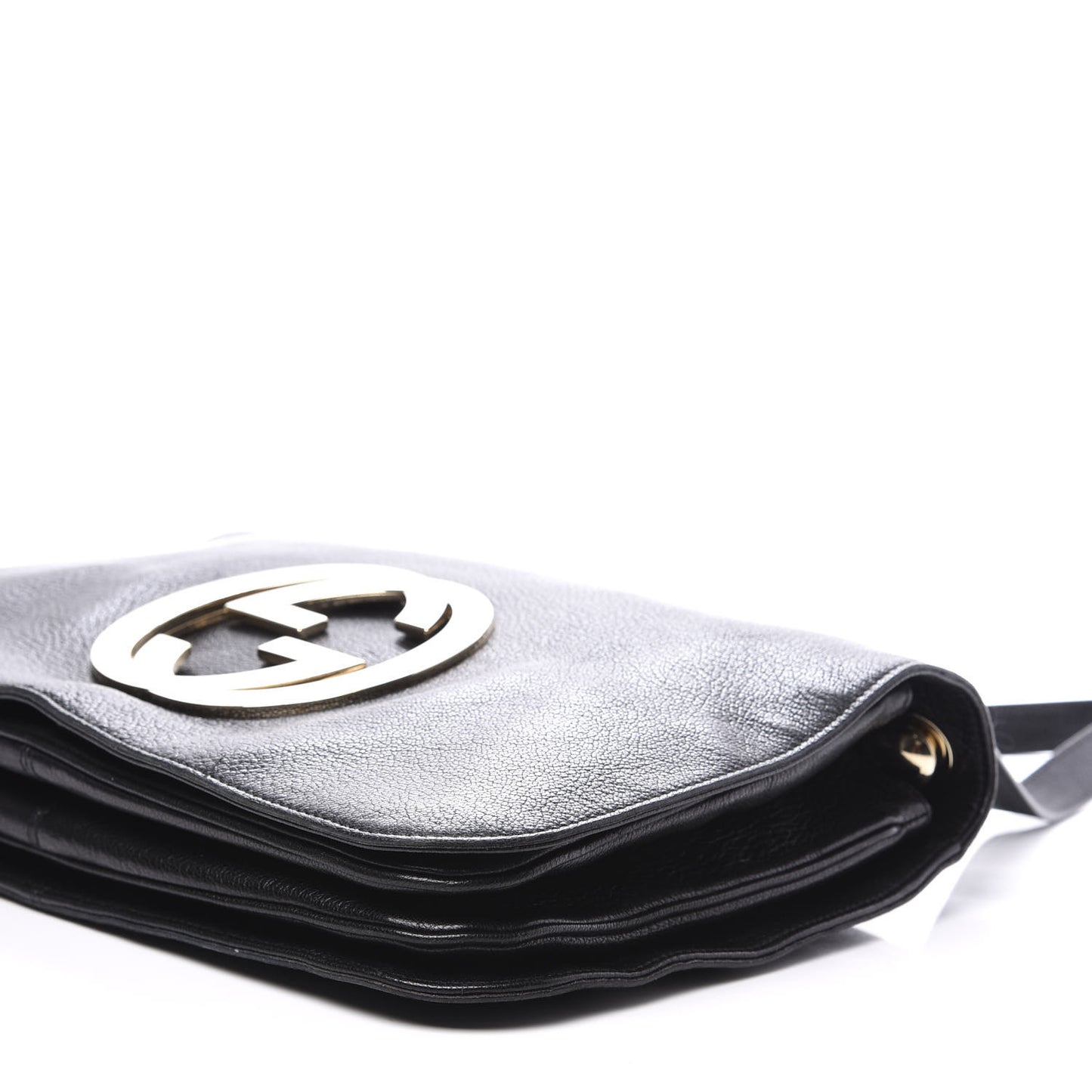 Calfskin Blondie Shoulder Flap Black