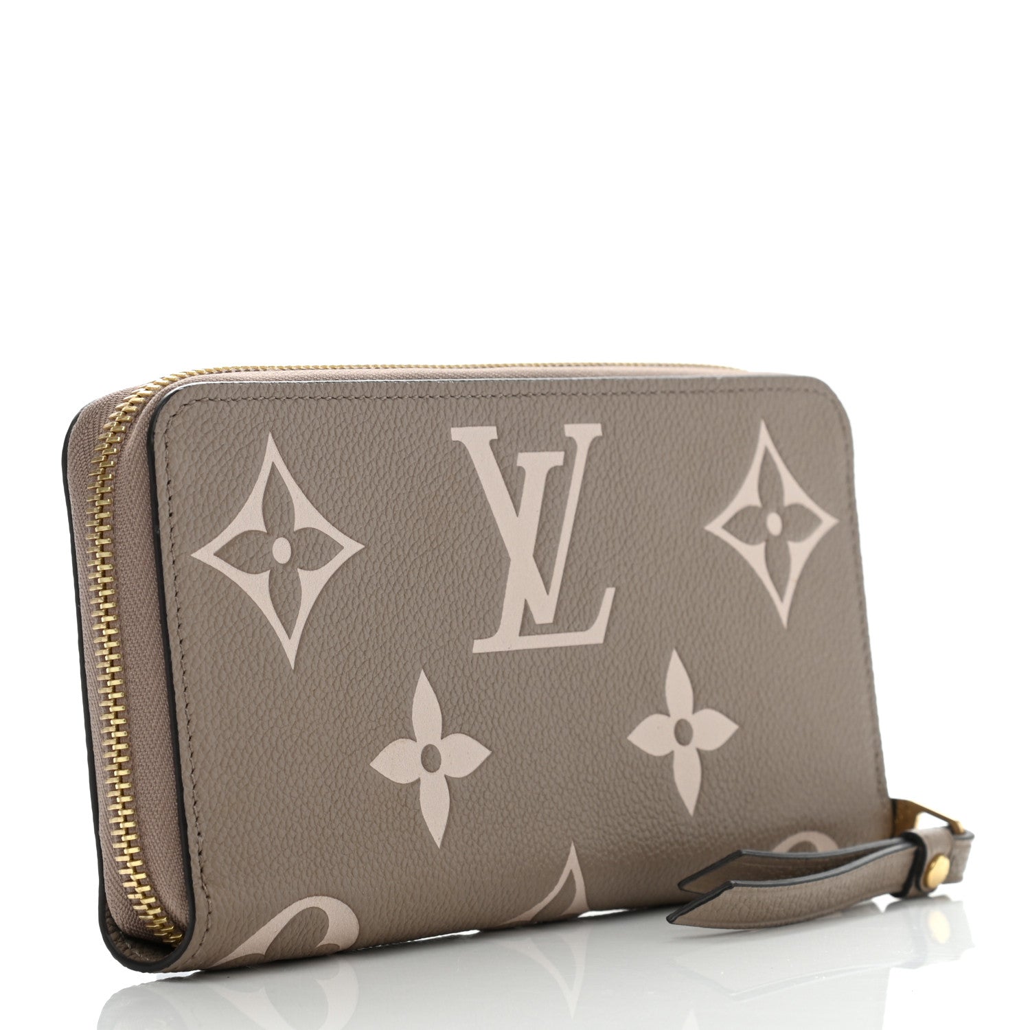 Louis Vuitton Empreinte Monogram Giant Zippy Wallet Tourterelle Creme 3 of 8