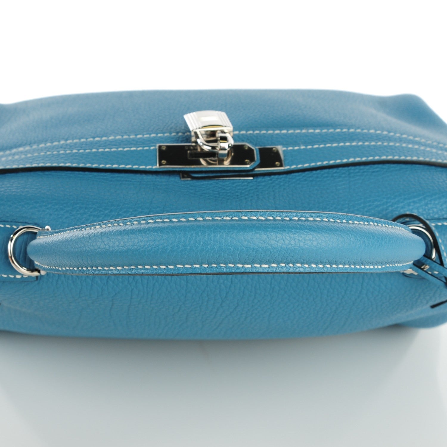 Hermes Togo Kelly Retourne 35 Blue Jean 10 of 20