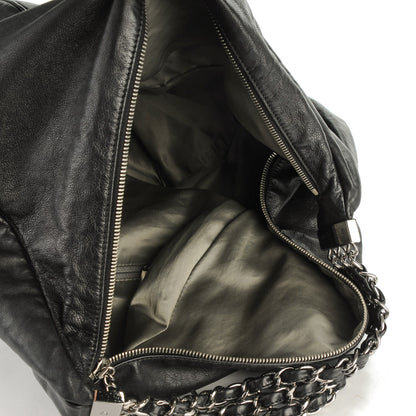 Chanel Lambskin Large Rock and Chain Hobo Black 5 of 10