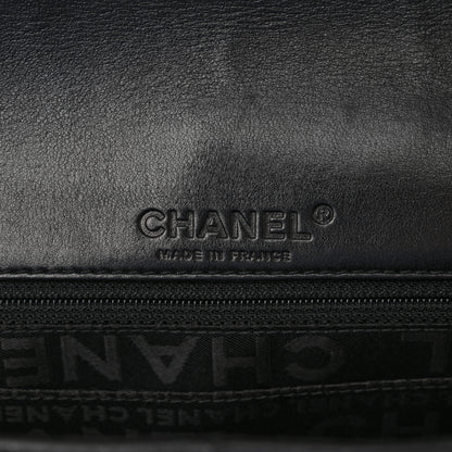 Chanel Lambskin Chocolate Bar Quilted Lambskin 5 Chain Flap Black 6 of 13